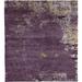 Black/Gray 144 W in Rug - Brayden Studio® One-of-a-Kind Mahaffey Hand-Knotted Traditional Style Purple 12' x 18' Area Rug Silk/Wool | Wayfair