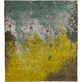 Brown/Gray 72 W in Rug - Brayden Studio® One-of-a-Kind Romilly Hand-Knotted Traditional Style Yellow/Green 6' x 9' Wool Area Rug Wool | Wayfair