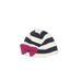 The Children's Place Beanie Hat: Blue Stripes Accessories - Size 6-12 Month