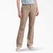 Dickies Women's Flex Slim Fit Bootcut Pants - Desert Sand Size 6 (FP121)