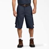 Dickies Men's Loose Fit Cargo Work Shorts, 13" - Dark Navy Size 44 (WR888)