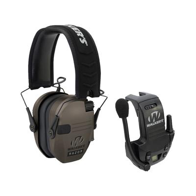 Walker's Razor Slim Low Profile Electronic Ear Muffs with Free Walkie Talkie SKU - 961102