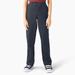 Dickies Girls' Slim Fit Pants, 4-20 - Dark Navy Size 8 (KP5519)