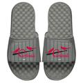 Men's ISlide Gray St. Louis Cardinals Cooperstown Logo Slide Sandals