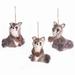 The Holiday Aisle® Sisal Raccoon Hanging Figurine Ornament Wood in Brown/Gray | 4.5 H x 3 W x 1.5 D in | Wayfair E817B710B70847CDB0197493A675F0EA