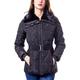 Desigual Women's Black Padded Milite Belted Puffa Coat 36