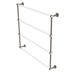 Allied Brass Pacific Beach 4 Tier 38.6" Wall Mounted Towel Bar Metal in Yellow | 35.2 H x 5 D in | Wayfair PB-28G-36-ABR