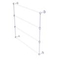 Allied Brass Pacific Beach 4 Tier 38.6" Wall Mounted Towel Bar Metal in White | 35.2 H x 5 D in | Wayfair PB-28G-36-WHM