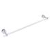 Allied Brass Pacific Beach 34" Towel Bar for Glass Shower Door Metal in Gray | 2.3 H x 5.3 D in | Wayfair PB-41D-SM-30-PC