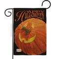 Breeze Decor G162057-Db Jack O Lantern Fall Halloween Impressions Decorative Vertical 13" X 18.5" Double Sided Garden Flag | Wayfair