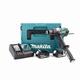 Perceuse visseuse à percussion Makita 2 batteries 18V 5.0 Ah, chargeur, coffret - Ø13mm - DHP458RTJ