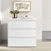 Upper Square™ Harietta 3-Drawer Lateral Filing Cabinet Metal/Steel in White | 40.25 H x 42 W x 18.63 D in | Wayfair