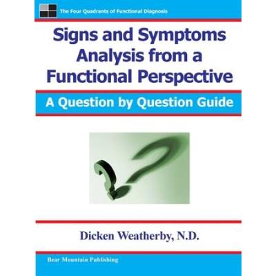 Signs And Symptoms Analysis From A Functional Pers...