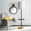 Janell 65-Inch H End Table Floor Lamp - Safavieh LIT4529B