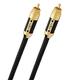 Oehlbach XXL Black Connection Master - State of The Art Cinch Audiokabel Set (Made in Germany, HPOCC, analog Audio) - 2 x 50cm - schwarz