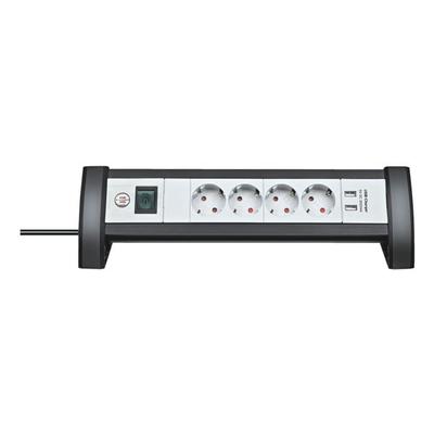 Brennenstuhl Steckdosenleiste »Premium-Office-Line« schwarz, 15x37.7x9.5 cm