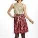 Anthropologie Dresses | Anthropologie Wren Sequin Jacquard Dress Xs | Color: Gold/Red | Size: Xs