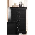 Louis Philippe Chest in Black - Acme Furniture 23736