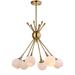 Justine 6 Light 22-Inch Dia Adjustable Pendant - Safavieh PND4002A