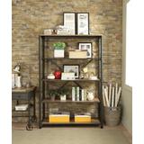 Itzel Bookshelf in Antique Oak & Sandy Gray - Acme Furniture 92200