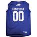 NCAA Mesh Basketball Jersey for Dogs, Small, Kentucky Wildcats, Multi-Color