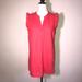 Anthropologie Dresses | Anthropologie 4our Dreamers Coral Linen Shift Dres | Color: Pink/Red | Size: S