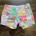 Lilly Pulitzer Shorts | Lilly Pulitzer Callahan Shorts Maine Patchwork | Color: Green/Pink | Size: 00