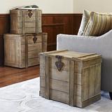 Steelside™ Charleigh 3 Piece Wooden Home Chest Set | 20.9 H x 24.8 W x 16.3 D in | Wayfair 9535-1