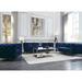 Willa Arlo™ Interiors Centerville 3 Piece Living Room Set Polyester in Blue | 30 H x 86 W x 36 D in | Wayfair Living Room Sets