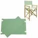 Bay Isle Home™ Outdoor Seat/Back Cushion Polyester in Green | 0.5 H x 19 W x 24 D in | Wayfair 2781888B63844B9B93A42FA21D032A30