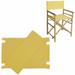 Bay Isle Home™ Outdoor Seat/Back Cushion Polyester in Yellow/Brown | 0.5 H x 19 W x 24 D in | Wayfair 120F3D6DB343441D9D1CDD6F8B632D1E