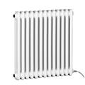 Manissa Electric 2 Column Traditional 600h x 596w Column Radiator with PTC Element Old Cast Iron Type School Radiator