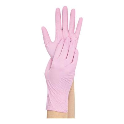 Franz Mensch 100 Nitril »Safe Light« Einmalhandschuhe XL pink, puderfrei pink Image