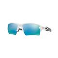 Oakley OO9188 Flak 2.0 XL Sunglasses - Men's Polished White Frame Prizm Deep H2o Polarized Lenses 918882-59