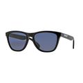 Oakley OO9013 Frogskins Sunglasses - Men's Polished Black Frame Grey Lenses 24-306-55