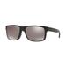 Oakley OO9102 Holbrook Sunglasses - Men's Matte Black Frame Prizm Black Polarized Lenses OO9102-9102D6-55