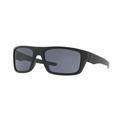 Oakley OO9367 Drop Point Sunglasses - Men's Matte Black Frame Grey Lenses 936701-60