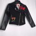 Disney Jackets & Coats | Disney Fashion Motto Jacket Size 5/6 | Color: Black | Size: 5g