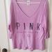 Pink Victoria's Secret Tops | 3/4 Sleeve Pink Shirt | Color: Purple | Size: L