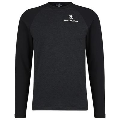 Endura - One Clan Raglan Langarmshirt - Longsleeve Gr XL schwarz