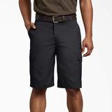 Dickies Men's Flex Regular Fit Cargo Shorts, 11" - Black Size 44 (WR556)