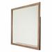 Hudson Ferry Rustic Beveled Dresser Mirror, Wood in Brown Michael Amini / Kathy Ireland Home Designs | 45.5 H x 49.5 W x 1.25 D in | Wayfair