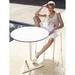 Vondom Delta Stacking Patio Dining Armchair Plastic/Resin in White | 31.5 H x 19.75 W x 23.25 D in | Wayfair 66026-WHITE