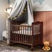 Harriet Bee Hinojosa Mini Crib w/ 3 Position Adjustable Mattress Board Wood in Brown | 40 H x 28 W in | Wayfair 5353BC084F0C49548C7D2BC29BD75BE9