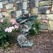 HomeStyles Suffolk Fairy Lillian Rose Garden Statue Concrete/Stone in Gray/Green | 21 H x 9 W x 11.5 D in | Wayfair 96003