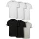 Urban Classics Herren Basic Tee 6-Pack T-Shirt, wht/wht/wht/blk/blk/gry, L