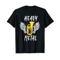 Tuba Musiker Band Instrument Heavy Metal T-Shirt