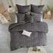 Urban Habitat King/Cal King Cotton Jacquard Comforter Set in Charcoal - Olliix UH10-2257