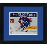 John Tavares Toronto Maple Leafs Framed Autographed 8" x 10" Blue Jersey Turning Photograph