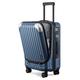 LEVEL8 Carry-on Suitcase 20-Inch Hardside Spinner Luggage,ABS+PC Hardshell Spinner Trolley for Lightweight Luggage with TSA Locks, 4 Wheels, Blue